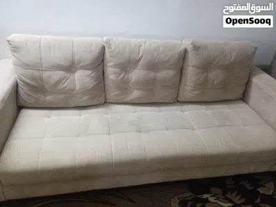 طاقم كنب مستعمل 6مقاعد مجوز +ثلاثي و مفراد واحد زان 2