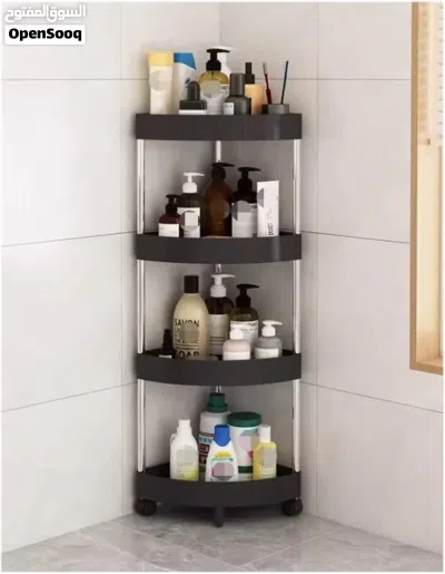 Corner Display Rack Corner Shelf Stand Stainless Steel Plastic Corner 2