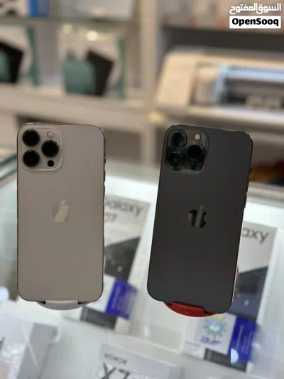 iPhone 13 Pro Max 256GB بحالة ممتازه كفالة استرداد نقدي الألوان (رمادي.ذهبي)86-90 2