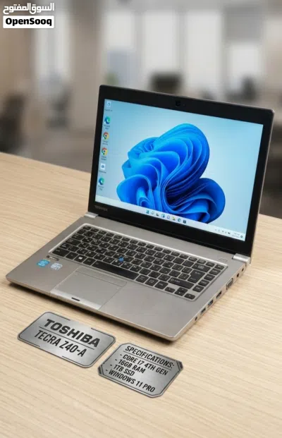 Toshiba Tecra Z40-A كور i7، رام 16GB، هارد 1TB SSD لابتوب 2