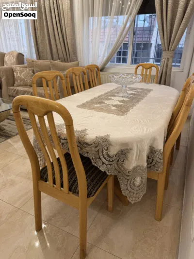 طاولة سفرة مع بوفيه ( طقم ) - مستعمل 2