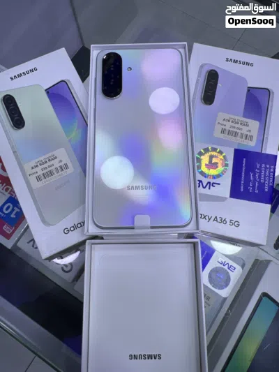 Samsung A36 5g (256 GB / 8 RAM) سامسونج اي 36 جالاكسي 256 جيجابايت/ 8 رام مع بكج (عضمه+كفر+لزقه) 2