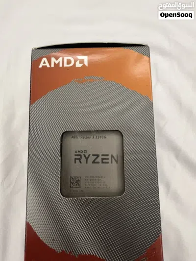 معالج R3 3200G مع كرت و مبرد بكرتونته بحالة وكالة 2