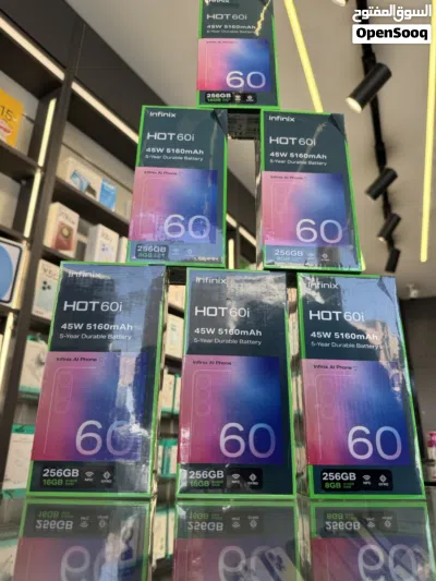 Infinix hot 60i 256gb 4/256 كفالة الوكيل مسكر 2