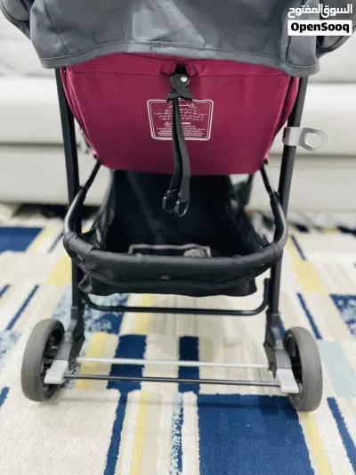 Junior Stroller with Large Sized Rubber Wheels عربة اطفال ماركة جونيور بدواليب كاوتشوك كبيرة 4
