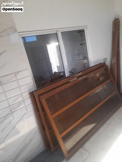 باب المنيوم سحب دفتين، (المنيوم ثقيل وزجاج سميك) 2