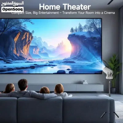 جهاز بروجيكتور لاسلكي ذكي جديد HY300 Pro+ 4K UHD - السطوع 290 ANSI 4