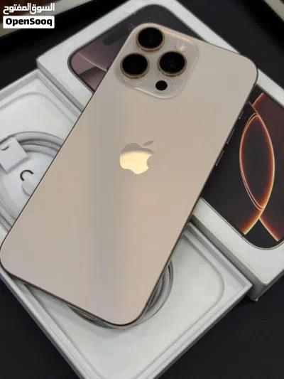 iphone 16 pro max ( battery 100% )1 year warranty ضمان سنة 2
