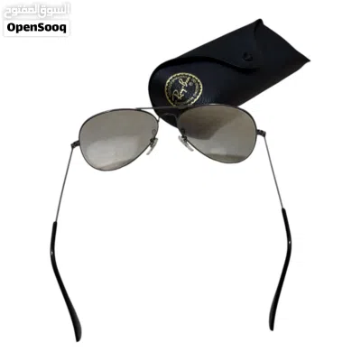 Authentic Ray-Ban Aviator Mirror Sunglasses Glass Lenses 58-14 w/ Original Case 4