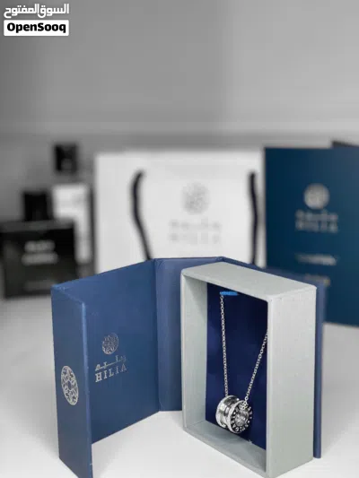 قلادة ، سلسال بولغاري بالفضة الخالصة BVLGARI sterling silver necklace 2