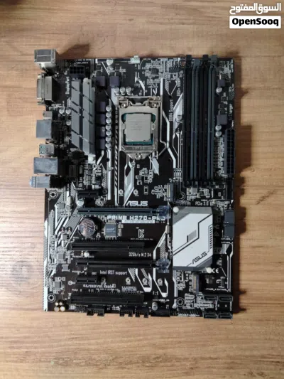معالج intel i5 7600k مع البورد بحاله جيده 2