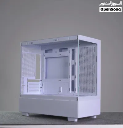 Black and white Lone Warrior M-ATX PC Case + 6 Fans 3