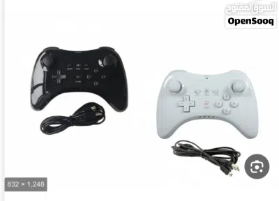 مطلوب جيم باد Wii U ويدات الأصلية له وألعاب اشرطة وسنسر بسعر زين 2