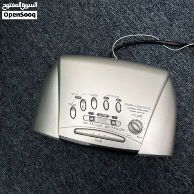 Panasonic AM/FM Dual Alarm Clock Radio راديو بناسونيك مع ساعه منبه موجتين AM . FM جديد تم جديد تما 4