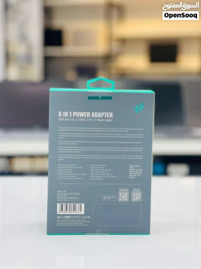 Brand New Heatz travel adapter in Oman 65W Charging Speed 1 Year Warranty 2