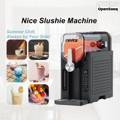 لا ثلج ولا تعب! ماكينة السلاش والآيس كريم الأوتوماتيكية من ماركة أورفيكا (ORVICA Slushie Machin 3