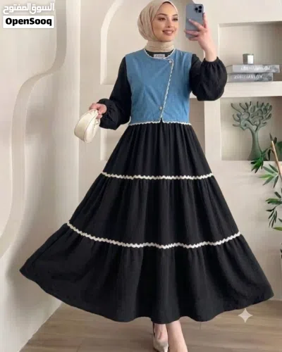 فستان ستاتي قطعتين 2