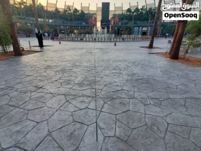 stamped concrete construction خراسانة مطبوعة 2
