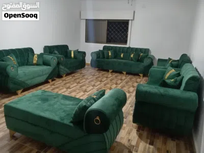 طقم كنب اخضر زيتي 2