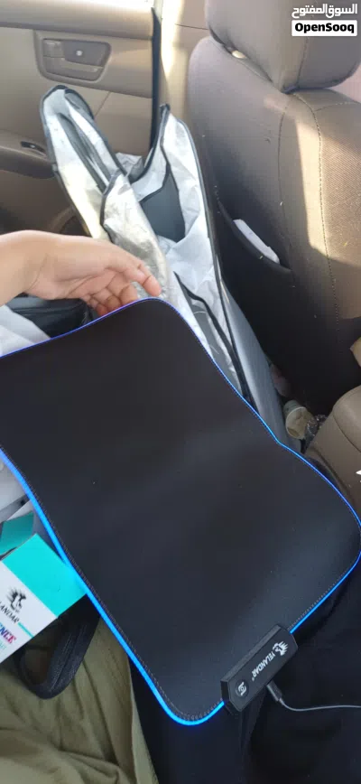YELANDAR Iridescence RGB Fabric Mouse Pad 4