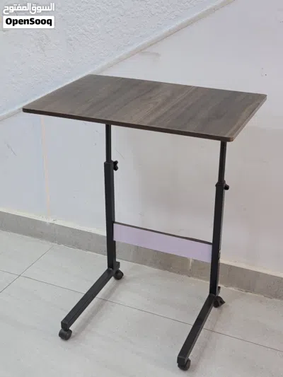 طاولات لابتوب مكتب متحركة بجميع التصاميم خشب قاعدة حديد بعجلات Laptop Desk متوفر بالوان Table mate 3