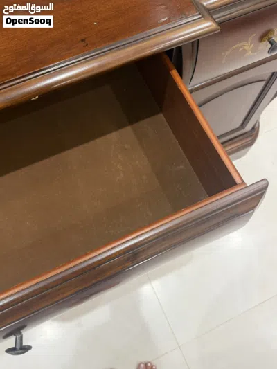 طاولة مع ادراج عتيقة antique table 3