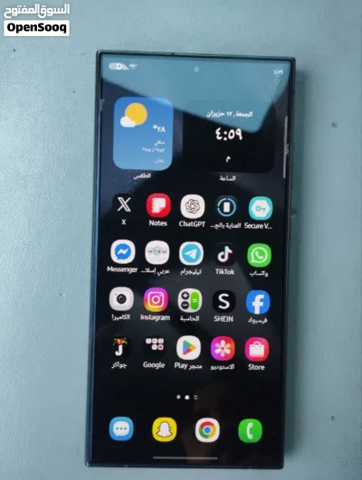 للبيع Samsung S24 Ultra 512GB النسخة العالمية شريحتين استخدام خفيف قابل لتفاوض 2