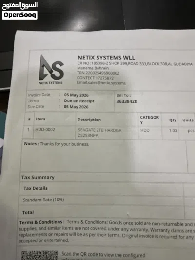 Brand new hard disk for sale with one year warranty 4
