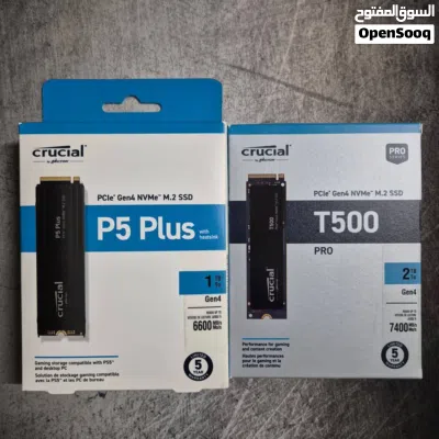 SSD Storage NVMe M.2 and External SSD سعات تخزين داخلية وهارديسك خارجي وميموري كارد 3