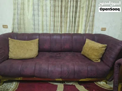 كنب صاله لون خمري 4