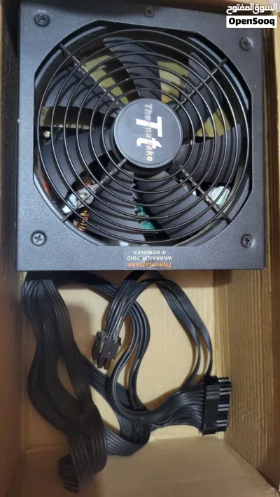 كرت شاشة AMD RX580 8GB وباور سبلاي 730w للبيع بسعر عرطة 3