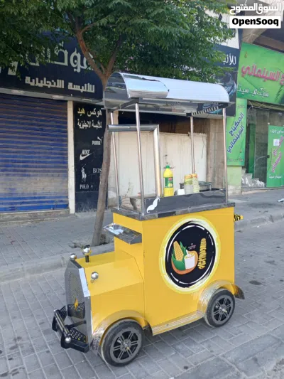 للبيع عربة ذرة وبطاطا جاهزة للعمل 2