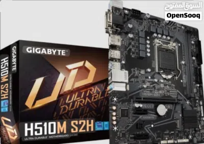 رامات 16 جيجا حبتين بورد h510 ومعالج cor i3 جيل عاشر مع مبرد 3