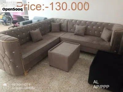 طقم كنب على شكل حرف L بطول.5 5 أمتار Sofa Set L Shape 5.5metre 3