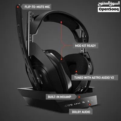 سماعة جيمينج جديدة استرو A50 الاسطورية !!!!!!!!! Astro A50 gen4 headset 4