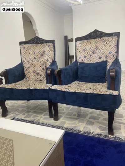طقم كنب خشب زان استعمال بسيط 4