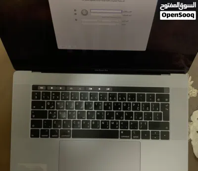 ماك بوك برو MacBook Pro مساحه 512 ذاكرة32 حجم الشاشة 156 استعمال خفيف جدا 3