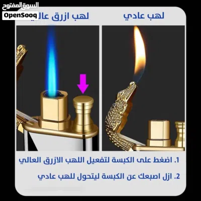 ولاعة على شكل اسد او تنين ضد الرياح lion or Dragon Lighter wind proof 4