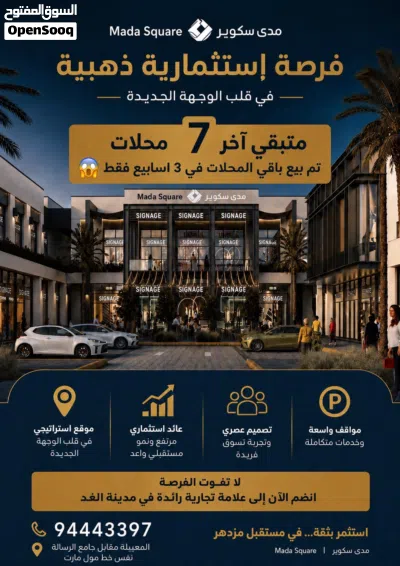 اول مره تصير معنا بدون فوائد تتملك محلك في سوق تجاري وشارع نشط جدا شارع المسرات مع محمد البلوشي 4