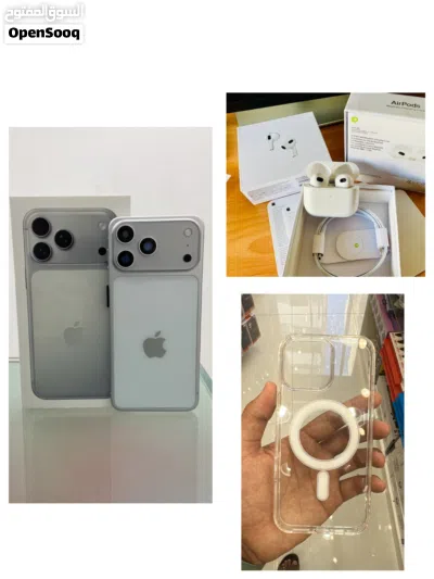 3 in 1 deal,USA version iPhone 17 pro max with cover&Watch box.High Quality.free delivery All Saudia 2