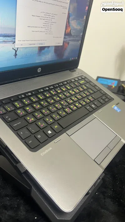 جهاز رجال الاعمال ايليت بوك مستخدم اشي بسيط Core i5 الجيل الرابع للتعليم والتصفح والالعاب الخفيفه 3