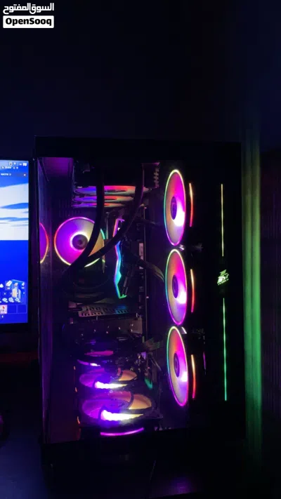 Gaming pc ryzen 7700x & rx6750xt with 10 RGB fans. 3