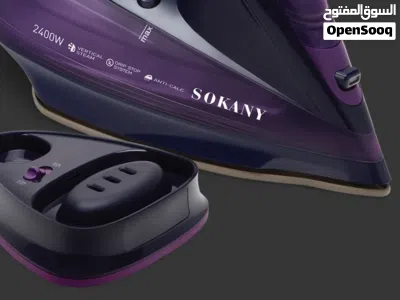 مكواة ملابس SOKANY اللاسلكية مع قاعدة شحن SOKANY cordless iron with charging base كاويه بخارية. 2