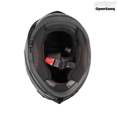 Black glossy helmet SMK DOT and ECE approved 3