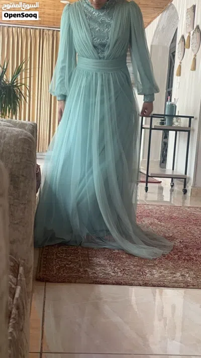 Elegant Embroidered Evening Dress – multiple Colors available 2