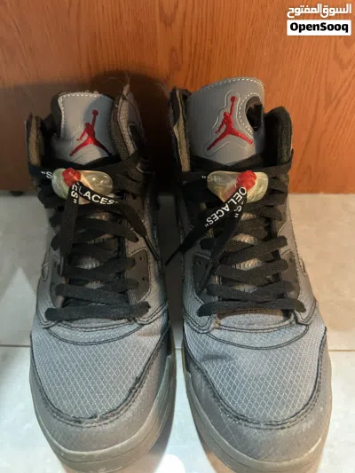 Nike Air Jordan 5 Off-White Muslin Virgil Abloh 3