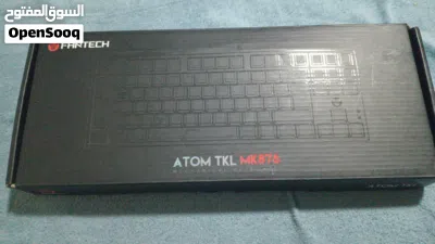 للبيع كيبورد ميكانيكية احترافية Fantech ATOM TKL MK876 زياده معو ايد بلاستيشن و ساعة ذكيه 4