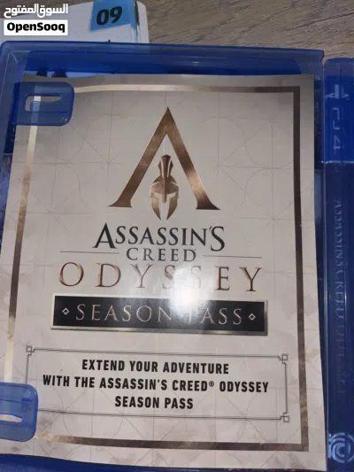 Assassin Creed Odyssey PS4 and you can play it on PS5 the CD is great condition and it’s a good p 4