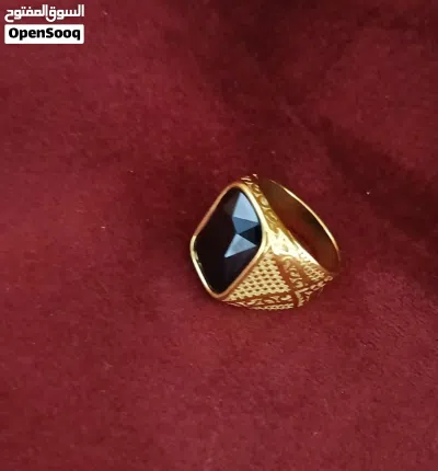 خاتم رجالي فاخر مطلي قياس 10 أمريكي قياس 24 اوروبي 85 دينار اردني 2