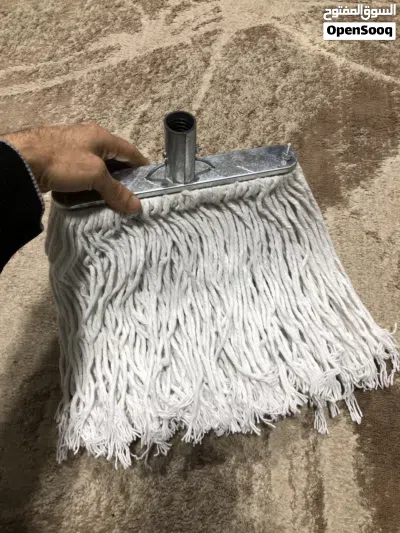 متوفر مماسح ارض حبل قطن اصلي جسر حديد ثقيله حجم كبير جامبو باقي 5 سعر وحده 3 دنانير 3